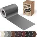 Leather Repair Patch, 3 x 60In Self Adhesive Leather Repair Tape Kit for Furniture, Couch, Sofa, Office, Car Seats, Car Interior, Vinyl Repair Kit (Dark Gray)