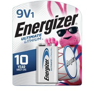 Energizer Ultimate Lithium 9V Batteries (6 Pack), Lithium 9 Volt Batteries
