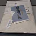 100% Blackout Shield Linen Blackout Curtains for Bedroom 84 Inches Long, Back Tab/Rod Pocket Living Room Drapes, Thermal Insulated Blackout Curtains 2 Panels Set, 50" W x 84" L, Cream