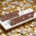 Summidate Wooden Letter Piggy Bank, Extra Thick Large Capacity Piggy Bank for Kids Boys Girls Toddler, Alphabet H Money Bank| Coin Box Birthday, Christmas, Festival