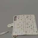 UEEBAI Wallet Case for Samsung Galaxy S21 5G, PU Leather Phone Case Kickstand RFID Blocking Flip Case Card Slots Wrist Strap Relief Engraved Pattern Magnetic Closure Flower Folio Case, Vine