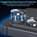 letosan for Samsung Galaxy S26 Ultra Camera Lens Protector, 2 Sets Individual Lens Protectors, Ultra Thin 9H Tempered Glass Accessories with Aluminum Edging, Case Friendly, Black