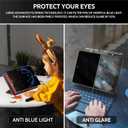 Peslv 360 Privacy Screen for iPad 9th 8th 7th Gen - 10.2 Inch, Anti Glare Blue Light Spy Filter Private Cover, High Sensitive Bubble-Free Easy Install Black Security Protector