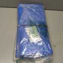 Heavy Duty Blue Moving Bags with Strong Zipper Handles Backpack Straps