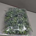 summer flower 8pcs Artificial Eucalyptus,Light Green Grey Outdoor UV Resistant Aritificial Bouguet for Decoration