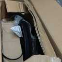 Amazon Basics 16" Pedestal Fan with Remote, Floor Fan, Standing Fan for Bedroom, Living Room, Office, with 3 Speeds, 3 Modes, Timer, Dual-Layered Blades, Adjustable Height, Tilt Head, 60W, Black