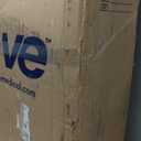 Drive Medical Blue Streak Lightweight Foldable Wheelchair - Enhanced Mobility Support - Durable Construction - Padded Comfort Features - Swing-Away Leg Rests - Flip-Back Arms - Blue/Black - 16 Inch