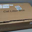 Non-Stick Entirely Stainless Steel Litter Box Splash-Proof & Leak-Proof