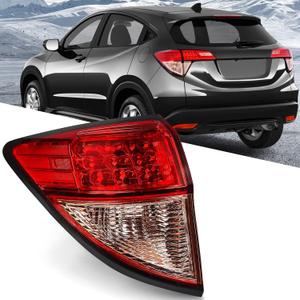 Huray Outer Tail Light for Honda HRV 2016 2017 2018 Taillight Assembly Brake Lamp Replacement HO2805109 Driver Side (Left)