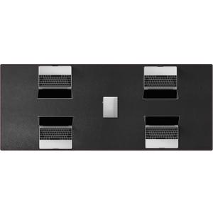 ZORESYN Conference Table Pads (66.9" x 27.6") - PU Leather Extended Large Mousepad Desk Mat - Nonslip Base and Waterproof Desktop Writing Pad Mouse Mat (Black)
