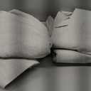 NICETOWN Linen Blend Cream White 100% Blackout Curtains for Living Room W66 x L96 2 Panels Set, Pinch Pleated Weave with Hooks Sound Reducing Window Treatments Thermal Insulated Drapes for Bedroom