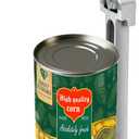 Commercial Can Opener Heavy Duty, 20" Stainless Steel Table Mounted Opener for #10 Cans up to 11" Tall, Professional Industrial Kitchen Tool with Cast Steel Base and Stainless Blade