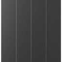 Mid America 00031435002 Standard Size Four Board Joined Vinyl Shutters, w/Installation Shutter-Lok's & Matching Screws (Per Pair), 002, 14"W x 35"H, Black