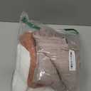 Sunny zzzZZ Muslin Hooded Baby Bath Towels - 3 Pack 100% Cotton Soft Low-Saturation Pastel Towels Including Classic White for Newborns, Infants, Toddlers - 32x32 Inch - Light Bean Paste and White