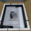 NUMENN Narrow Bookshelf, 3 Tier Bookshelves, Home Office Bookcase Shelf Storage Organizer, Free Standing Storage Shelving Unit for Bedroom, Living Room and Home Office, Black