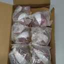 6 Pcs Christmas Candy Balls Ornament Glass Christmas Tree Decorations Red and White Striped Peppermint Hanging Xmas Decorations for Trees Party Wedding Holiday, 3 Styles