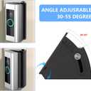 RIOVO Adjustable 30 to 55 Degree Doorbell Angle Mount Compatible with Video Doorbell Wired/Pro and Blink Video Doorbell, Replacement Angle Adjustment Adapter Mounting Bracket Wedge Kit