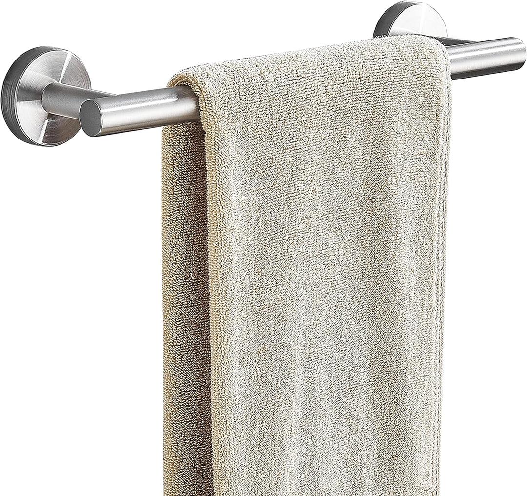 Towel Holder, Bathroom Accessories Hand Towel Holder, SUS304 Stainless Steel Towel Bar, 9-Inch Towel Rack Brushed Nickel for Bathroom, Kitchen, Bedroom, Wall Mounted.