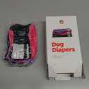 Pet Parents Washable Dog Diapers (3pack) + Extendrs of Durable Doggie Diapers, Premium Dog Diapers Female (Small, Princess) (Small (9-15"))