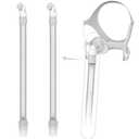 2 Packs Replacement Tube for Airfit N20,FSA HSA Eligible, Replacement Short Tube Compatible with N20, Great Value CPAP Supplies by Medihealer.