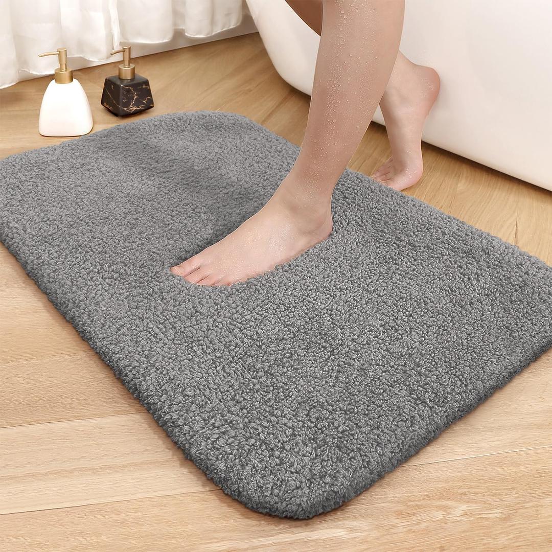 Bathroom Mat, Color Gray, 20w L28