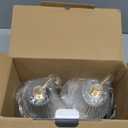 Marycele Candle Warmer Lamps 2 Pack, Electric Wax Warmer Lamp with Timer for Jar Candles, Aesthetic Home Decor, Housewarming Gifts for Women, Adjustable Height Clear