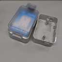 15 Amp GFCI Outdoor Electrical Outlet Box, Nonmetallic Heavy Duty Box IP66 Waterproof and NEMA 5-15 Self Test GFCI Outlet Kit, 3.15 Inch Deep, Lockable, Clear/Gray, UL Listed