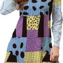 Long Sleeve Halloween Dress for Women Pring Swing Funny Cute Costume (S)