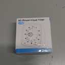 Yunbaoit Visual Timer with Night Light, 60-Minute Countdown Timer for Kids and Adults, Silent Classroom Timer, Time Management Tool for Home, School, or Work (Light White)