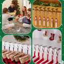 Christmas Stocking Holders for Mantle Set of 6, Metal Fireplace Stocking Hangers, Anti-Rust Non-Slip Non-Tarnish Mantel Hooks Grips Set for Garland, Windowsill, Party, Christmas Decorations, Silver