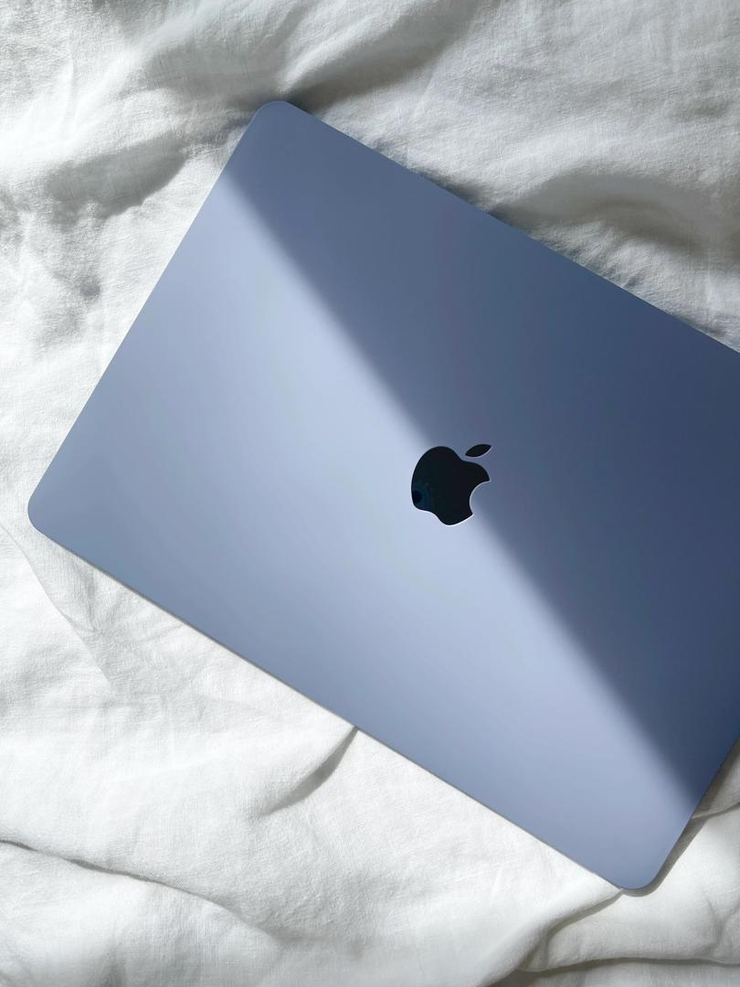 Macbook Case Matte Clear Blue