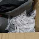 Calming Large Dog Bed for Couch, 41 x 37 inch Removable Couch Cover for Dogs Washable, Non-Slip Fluffy Plush Dog Sofa Mat for Furniture Protector - Grey