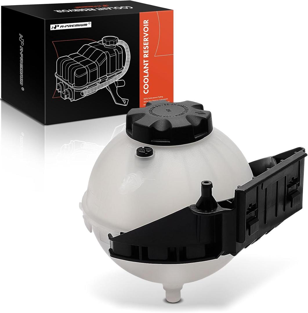 A-Premium Radiator Coolant Overflow Reservoir Tank W/Cap & Sensor & Bracket