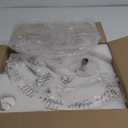 LEDIARY 20 Inch Low Profile Ceiling Fans with Lights and Remote, Dimmable Modern Fan Light(3000K-6000K), 6 Speed, Reversible, APP & Remote Control, Flush Mount Ceiling Fan for Bedroom, White