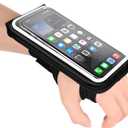 Running Armband Phone Holder for iPhone 17/16/15/14/13/XR Pro Max Plus,Forearm Wristband Adjustable with Card Slot Sport Arm Bag for Cycle Gym Sweatproof Jogging Accessories Workout Armbands