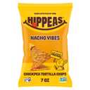HIPPEAS Chickpea Tortilla Chips, Nacho Vibes Gluten Free Snacks, Dairy Free, Vegan, 7oz Bag, 3g Protein, 3g Fiber, Crunchy, Nutritious, Baked Plant Protein Snack, Non-GMO, Kosher (EXP 07/04/26)