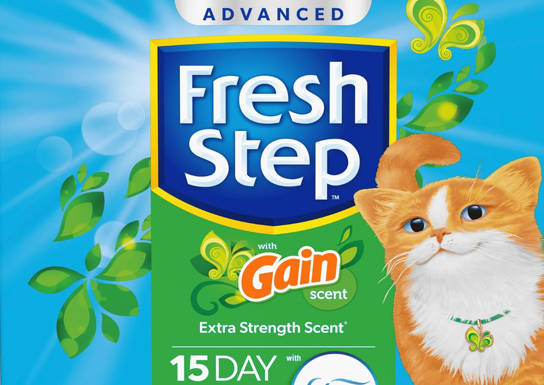 Fresh Step Advanced Clumping Litter with Febreze Freshness with Gain Scent, Fights Odor on Contact