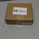 Asidrama 1 Pack Brushed Antique Brass Privacy Door Handles, Door Lever with Door Knobs Indoor for Bedroom or Bathroom, Heavy Duty Door Handles Interior with Locks for Left Right Sided Doors