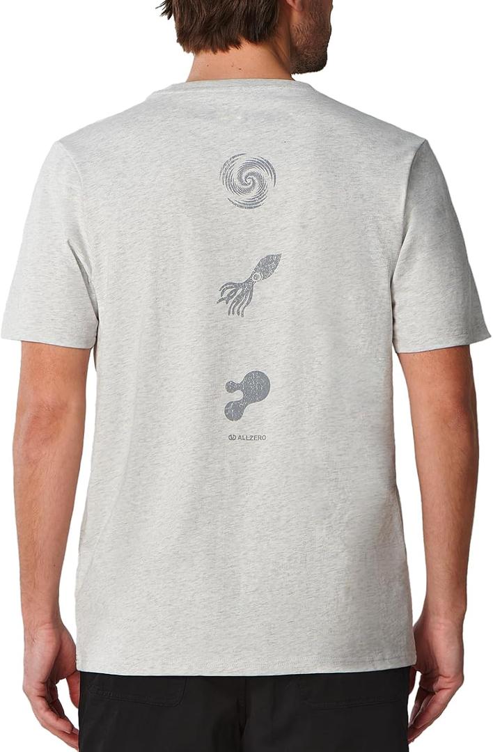 ALLZERO Men's Cotton T-Shirt Vintage Graphic Relaxed Fit Crew Neck Short Sleeve Tee (Gray, XXL)