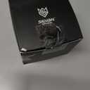 Seven Sparta Car Cup Holder Expander with Adjustable Base, Compatible with Hydro Flasks 32/40 Ounce, Compatible with Yeti Ramblers 20/26/30 Ounce, Other Bottles in 3.4"-3.8" (Black) (Medium*1)