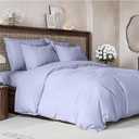 Duvet Cover Full Size Set - Extra Soft Full Size Duvet Cover 80 x 90 with 2 Pillow Shams - Hotel Luxury Easy Care and Fade Free with Zipper Closures & Ties - Comfy Breathable Bedding Set (Lavender) (36 - Lavender (No Comforter))