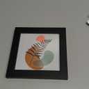 TWING 4x4 Frames, Black Square Picture Frames with Mat and Horizontal/Vertical Tabletop Frame for Gallery Wall Decor Display, Ideal Gift to Family and Friends,1 Pack