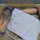 Small Lamp shades Set of 2, Deer Fabric Lampshades for Table Lamps, Floor Lamps, 7.5" Top x 11.8" Bottom x 9.5" High (Spider) Hand Crafted Replacement Lampshades,Easy Assembly Required