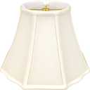 Royal Designs, Inc. BSO-701-18EG Flare Bottom Outside Corner Scallop Basic Lamp Shade, 10 x 18 x 13, Eggshell