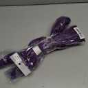 Purple Braiding Hair Long Pre Stretched Synthetic Braiding Hair 27in Dark Purple Synthetic Fiber Total 55 Inch Christmas Sparkly Braids for Holiday Stage Party CosplayXmas Festive Outfit Decoration