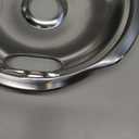Premium Drip Pan Electric Stove Burner Covers for Whirlpool, Maytag, Kenmore - Replacement for W10278125, W10196405 & W10196406-4 Pack (2x6" and 2x8")
