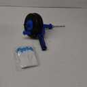 Drain Auger, Clog Remover with Drill Adapter, 25 Feet Flexible Plumbing Snake Use Manually or Powered for Kitchen, Bathrom and Shower Sink, Comes with Gloves (blue)