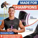 DR. BRACE ELITE Knee Brace with Size Stabilizer (2 Pack) Knee Brace for Women & Men, Workout, Sports, Daily Knee Compression Sleeve for Maximum Knee Pain Support & Fast Recovery (Orion, Medium)