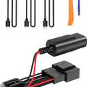 Dashcam Power Adapter (16-Pin Type A) for Ford Vehicles, Compatible with Bronco, Explorer, F150, F250, Mustang, Edge, Fiesta, Expedition, F350, and Flex (5V/2A Output ONLY)