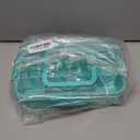 Snack Box Container for Kids - Adjustable 12-Compartment Snack Containers, Reusable Bento Box, Dishwasher Safe, BPA-Free, Perfect for School, Travel, Camping & Picnic, Green (Medium)